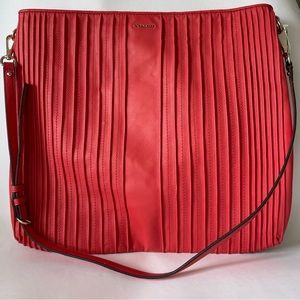COACH tote bag in Coral NWOT